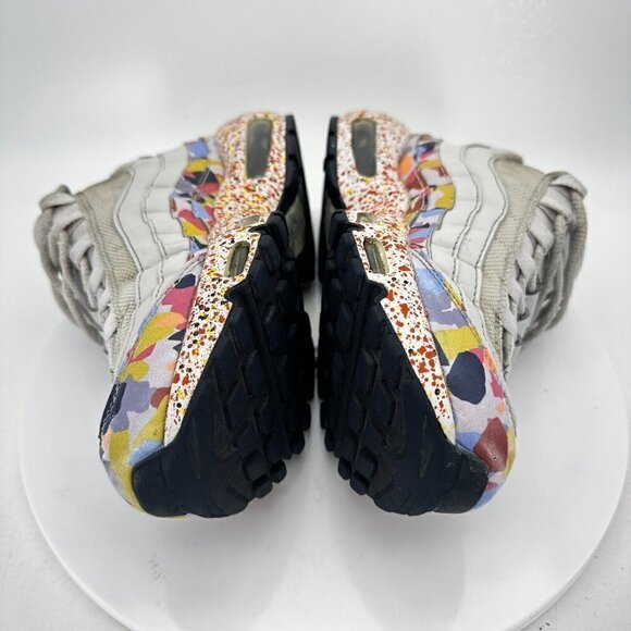 Nike Air Max 95 Women Size 7.5 918413-004 Confetti Vast Grey Midnight Navy Shoes - Picture 9 of 14